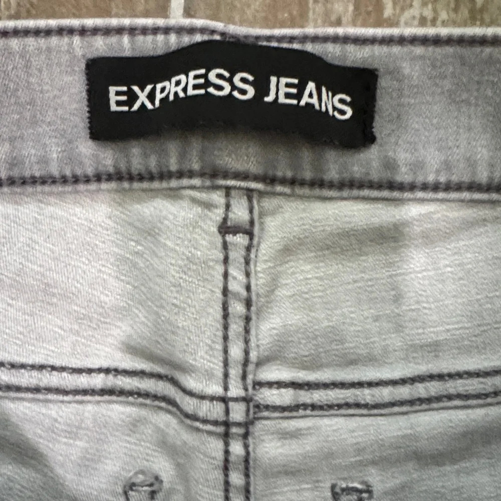 Express Performance Stretch, Light Gray High Rise… - image 2